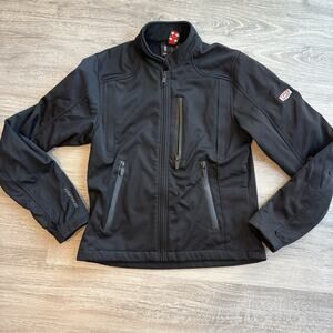 Firstgear TPG Women's Softshell Jacket XS Black Motorcycle Riding Gear